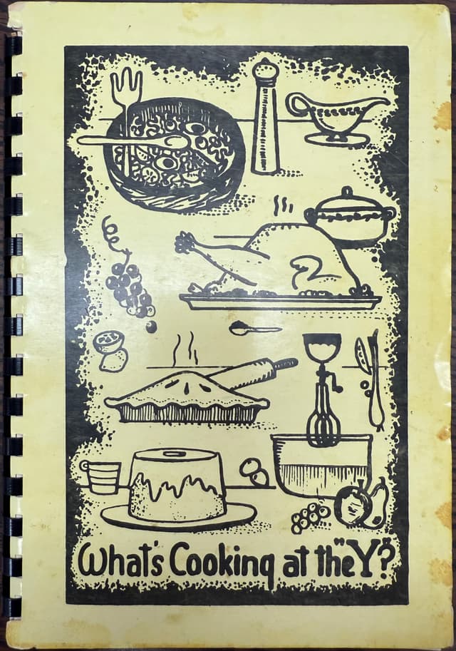 What's Cooking at the Y cookbook cover